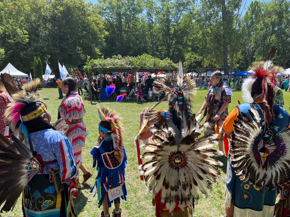 Colorful Alaskan Native American